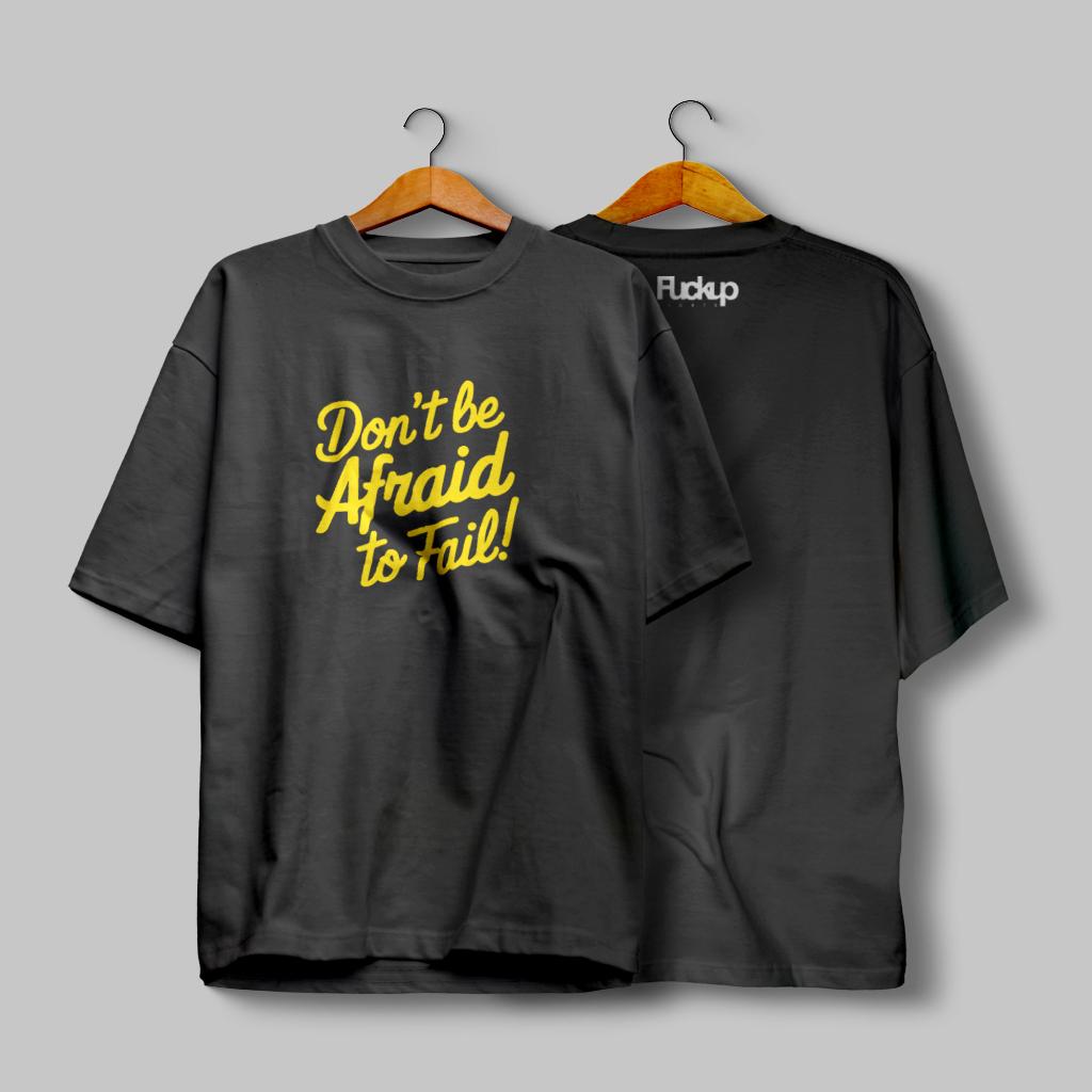 Camiseta para Emprendedores AFRAID TO FAIL - PATO COLORADO